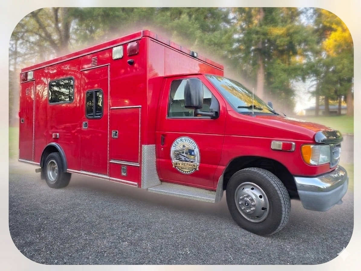 See-R-Vision mobile RV repair workspace interior